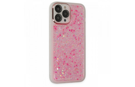 Newface iPhone 13 Pro Max Kılıf Neon Light Silikon - Pudra