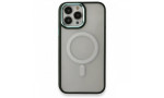 Newface iPhone 13 Pro Max Kılıf Room Magneticsafe Silikon - Köknar Yeşili