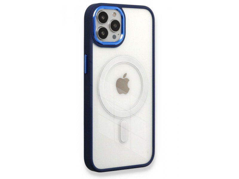 Newface iPhone 13 Pro Max Kılıf Room Magneticsafe Silikon - Lacivert