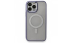 Newface iPhone 13 Pro Max Kılıf Room Magneticsafe Silikon - Lila