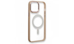 Newface iPhone 13 Pro Max Kılıf Room Magneticsafe Silikon - Pudra