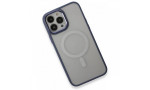 Newface iPhone 13 Pro Max Kılıf Room Magneticsafe Silikon - Sierra Blue
