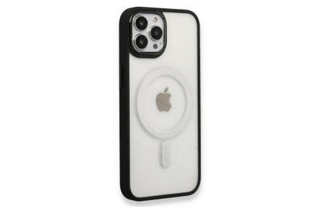 Newface iPhone 13 Pro Max Kılıf Room Magneticsafe Silikon - Siyah