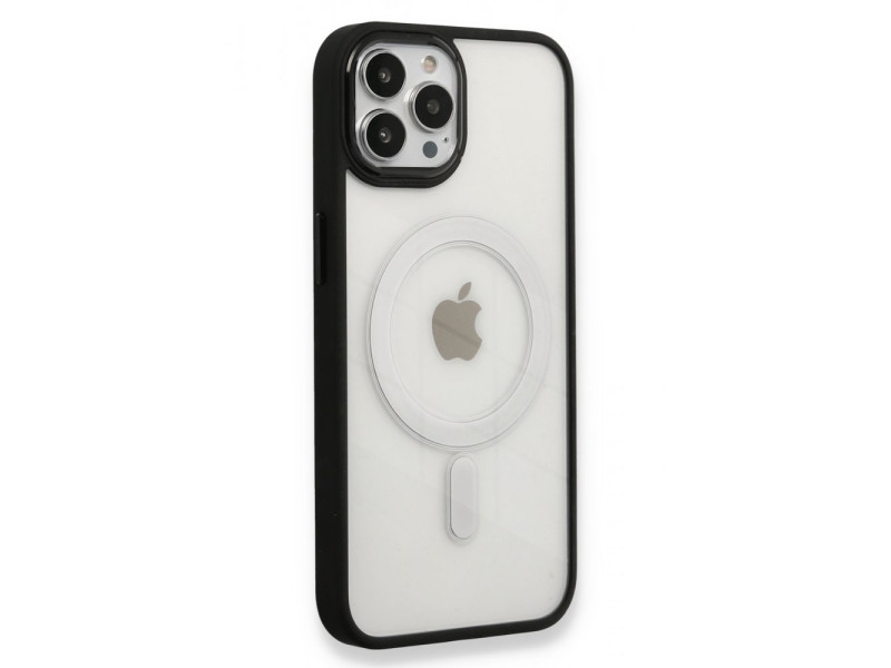 Newface iPhone 13 Pro Max Kılıf Room Magneticsafe Silikon - Siyah