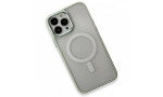 Newface iPhone 13 Pro Max Kılıf Room Magneticsafe Silikon - Su Yeşili