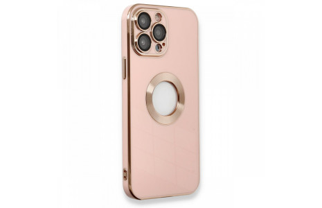 Newface iPhone 13 Pro Max Kılıf Store Silikon - Pembe