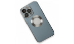 Newface iPhone 13 Pro Max Kılıf Store Silikon - Sierra Blue