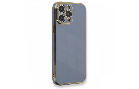 Newface iPhone 13 Pro Max Kılıf Volet Silikon - Mavi