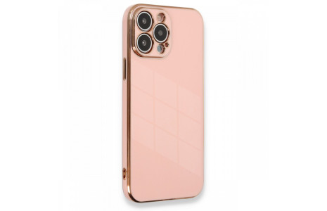 Newface iPhone 13 Pro Max Kılıf Volet Silikon - Pembe