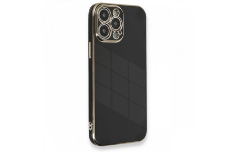 Newface iPhone 13 Pro Max Kılıf Volet Silikon - Siyah