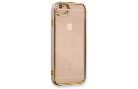 Newface iPhone 6 Kılıf Liva Lens Silikon - Lila