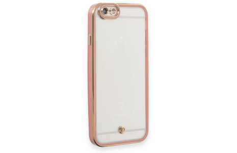 Newface iPhone 6 Kılıf Liva Lens Silikon - Rose