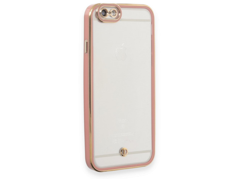 Newface iPhone 6 Kılıf Liva Lens Silikon - Rose