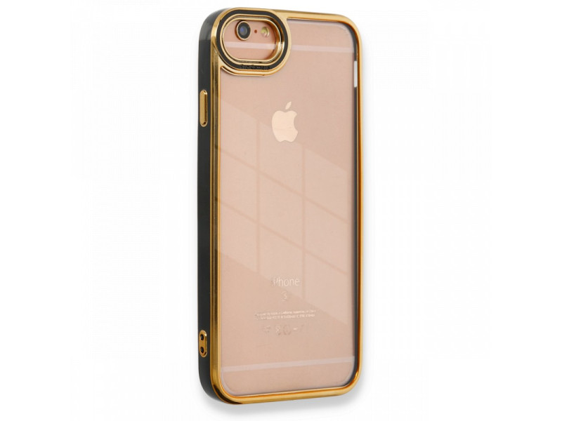 Newface iPhone 6 Kılıf Liva Lens Silikon - Siyah