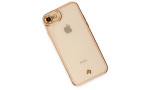 Newface iPhone 7 Kılıf Liva Lens Silikon - Rose