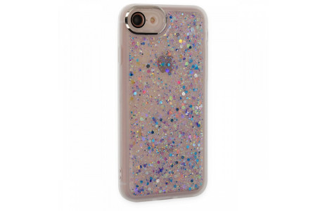 Newface iPhone 7 Kılıf Neon Light Silikon - Mor
