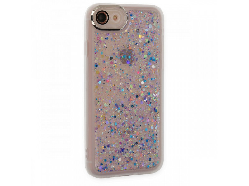 Newface iPhone 7 Kılıf Neon Light Silikon - Mor