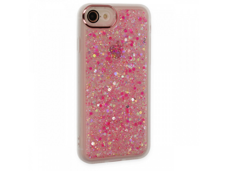 Newface iPhone 7 Kılıf Neon Light Silikon - Pudra