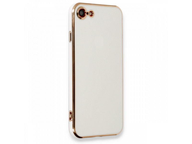 Newface iPhone 7 Kılıf Volet Silikon - Beyaz
