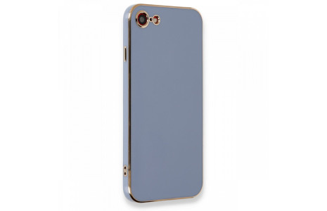 Newface iPhone 7 Kılıf Volet Silikon - Mavi