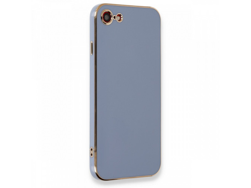 Newface iPhone 7 Kılıf Volet Silikon - Mavi