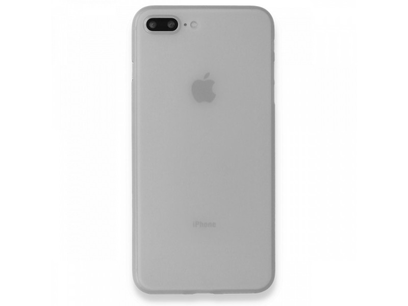 Newface iPhone 7 Plus Kılıf PP Ultra İnce Kapak - Beyaz
