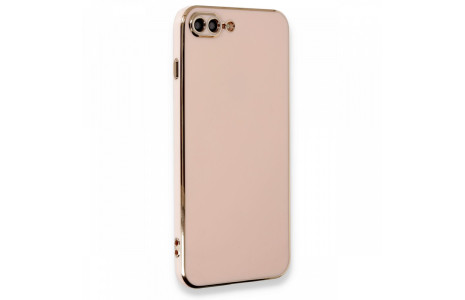 Newface iPhone 7 Plus Kılıf Volet Silikon - Pembe