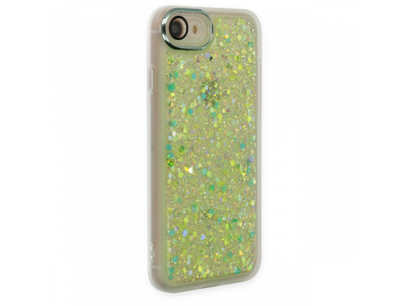 Newface iPhone 8 Kılıf Neon Light Silikon - Yeşil