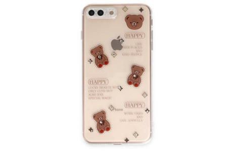 Newface iPhone 8 Plus Kılıf Lucky Silikon - Lucky 1