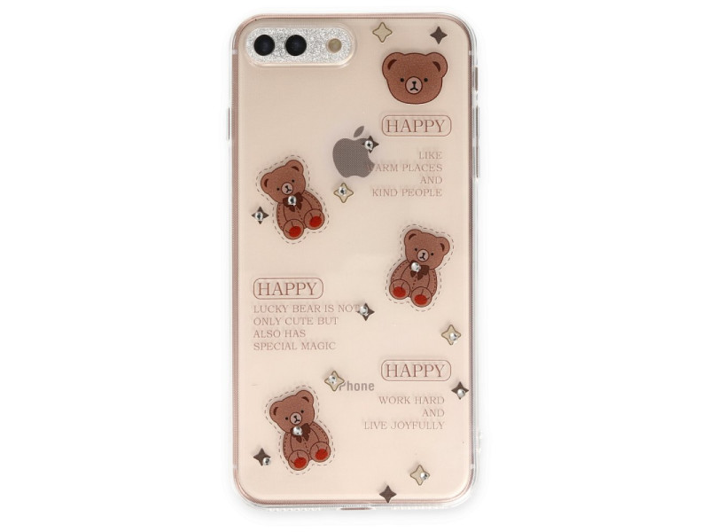 Newface iPhone 8 Plus Kılıf Lucky Silikon - Lucky 1