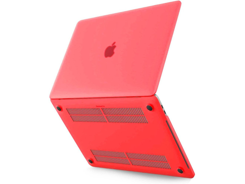 Newface Macbook Pro 13 2020 Macbook Buzlu Kapak - Kırmızı