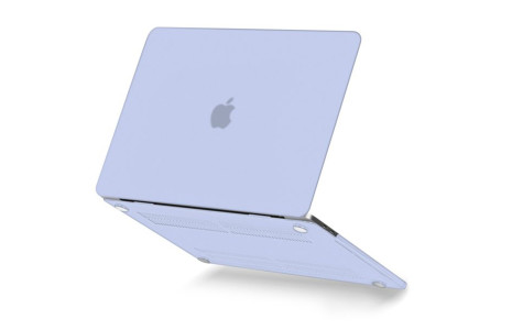 Newface Macbook Pro 13 2021 Macbook Buzlu Kapak - Lila