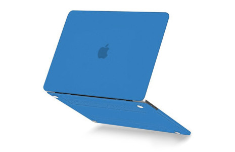Newface Macbook Pro 13 2021 Macbook Buzlu Kapak - Mavi