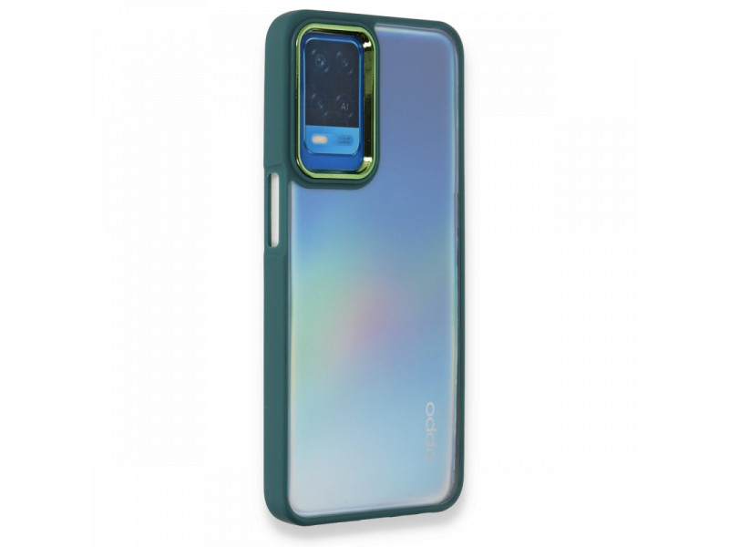 Newface Oppo A54 4G Kılıf Dora Kapak - Haki Yeşil