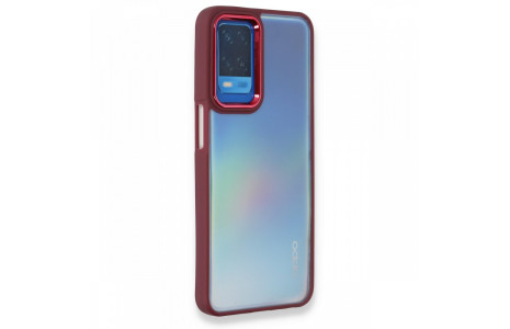 Newface Oppo A54 4G Kılıf Dora Kapak - Kırmızı