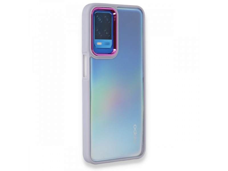 Newface Oppo A54 4G Kılıf Dora Kapak - Lila