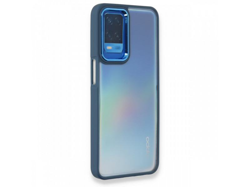 Newface Oppo A54 4G Kılıf Dora Kapak - Mavi