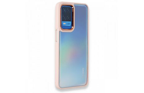 Newface Oppo A54 4G Kılıf Dora Kapak - Pudra