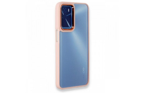 Newface Oppo A55 Kılıf Dora Kapak - Pudra