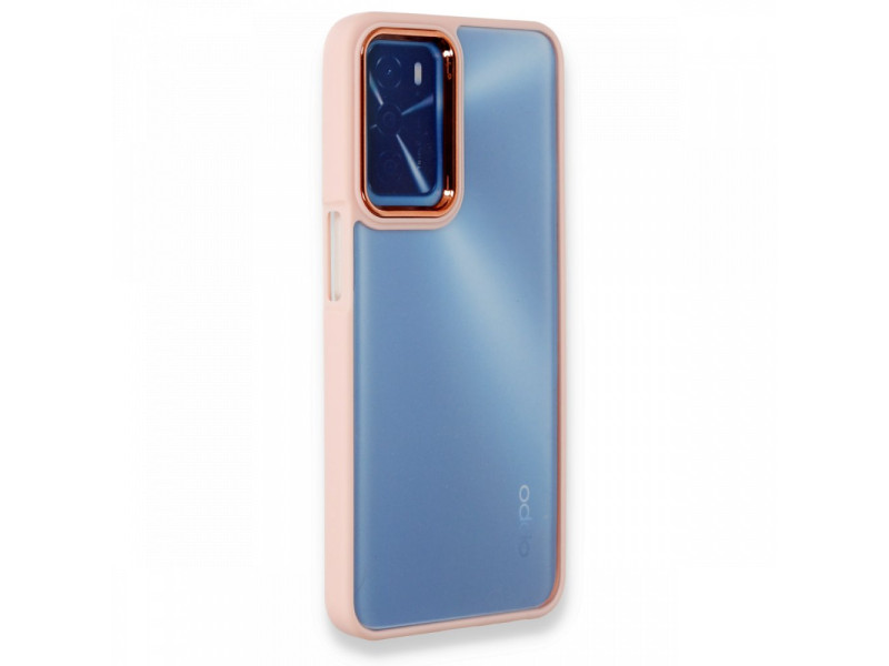Newface Oppo A55 Kılıf Dora Kapak - Pudra