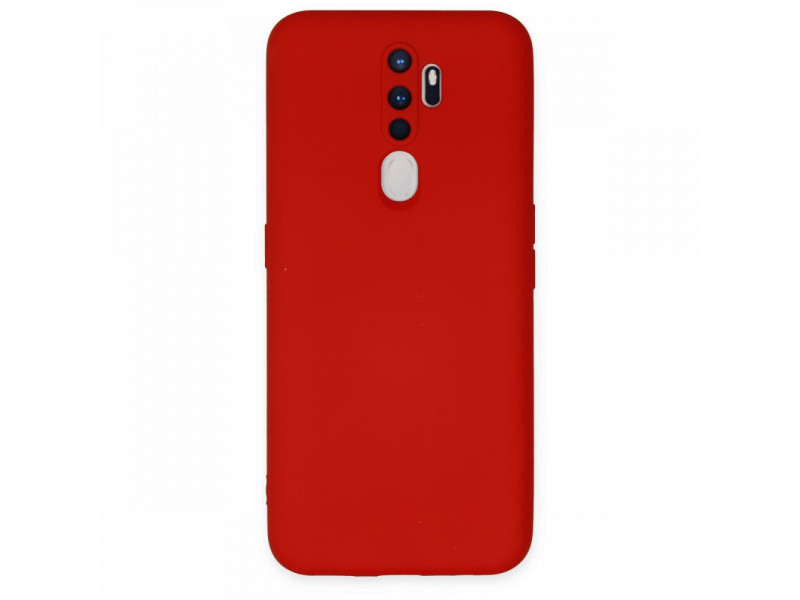 Newface Oppo A9 2020 Kılıf Nano içi Kadife Silikon - Kırmızı