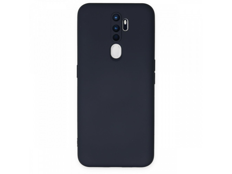 Newface Oppo A9 2020 Kılıf Nano içi Kadife Silikon - Lacivert