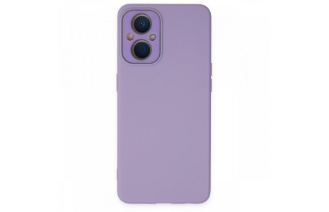 Newface Oppo Reno 7 Lite Kılıf Lansman Glass Kapak - Lila