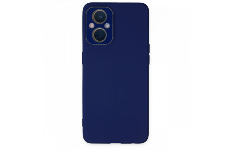 Newface Oppo Reno 7 Lite Kılıf Lansman Glass Kapak - Sky Blue