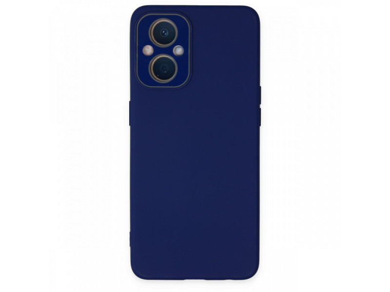 Newface Oppo Reno 7 Lite Kılıf Lansman Glass Kapak - Sky Blue