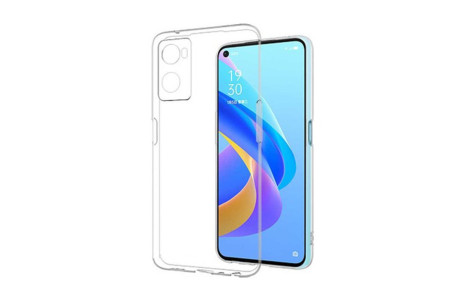 Newface Oppo A96 Kılıf Lüx Şeffaf Silikon
