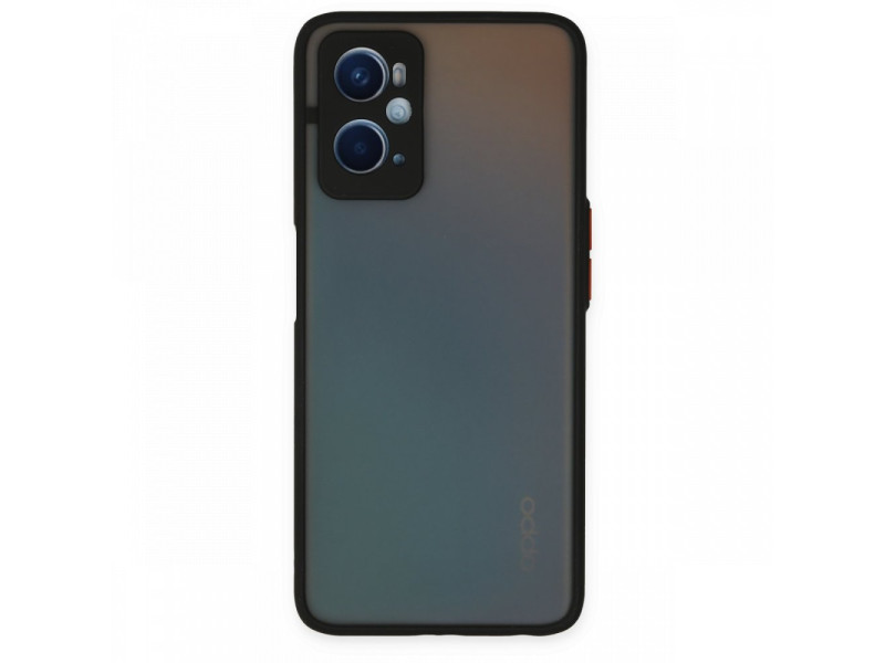 Newface Oppo A96 Kılıf Montreal Silikon Kapak - Siyah