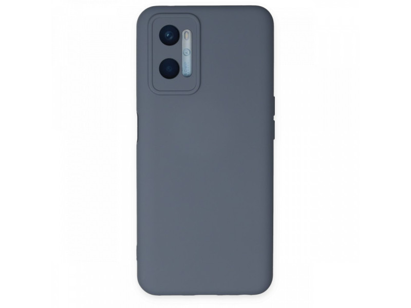 Newface Oppo A96 Kılıf Nano içi Kadife Silikon - Gri
