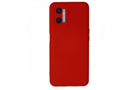 Newface Oppo A96 Kılıf Nano içi Kadife Silikon - Kırmızı