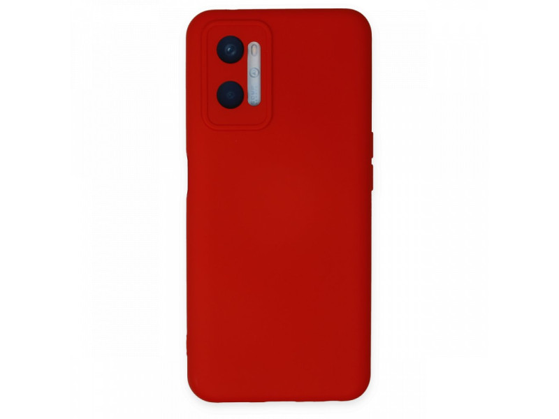 Newface Oppo A96 Kılıf Nano içi Kadife Silikon - Kırmızı